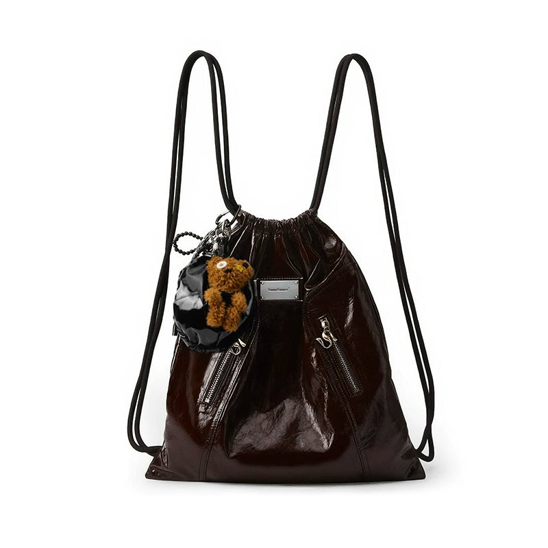 SmoSmos Drawstring Garbage Bag Backpack