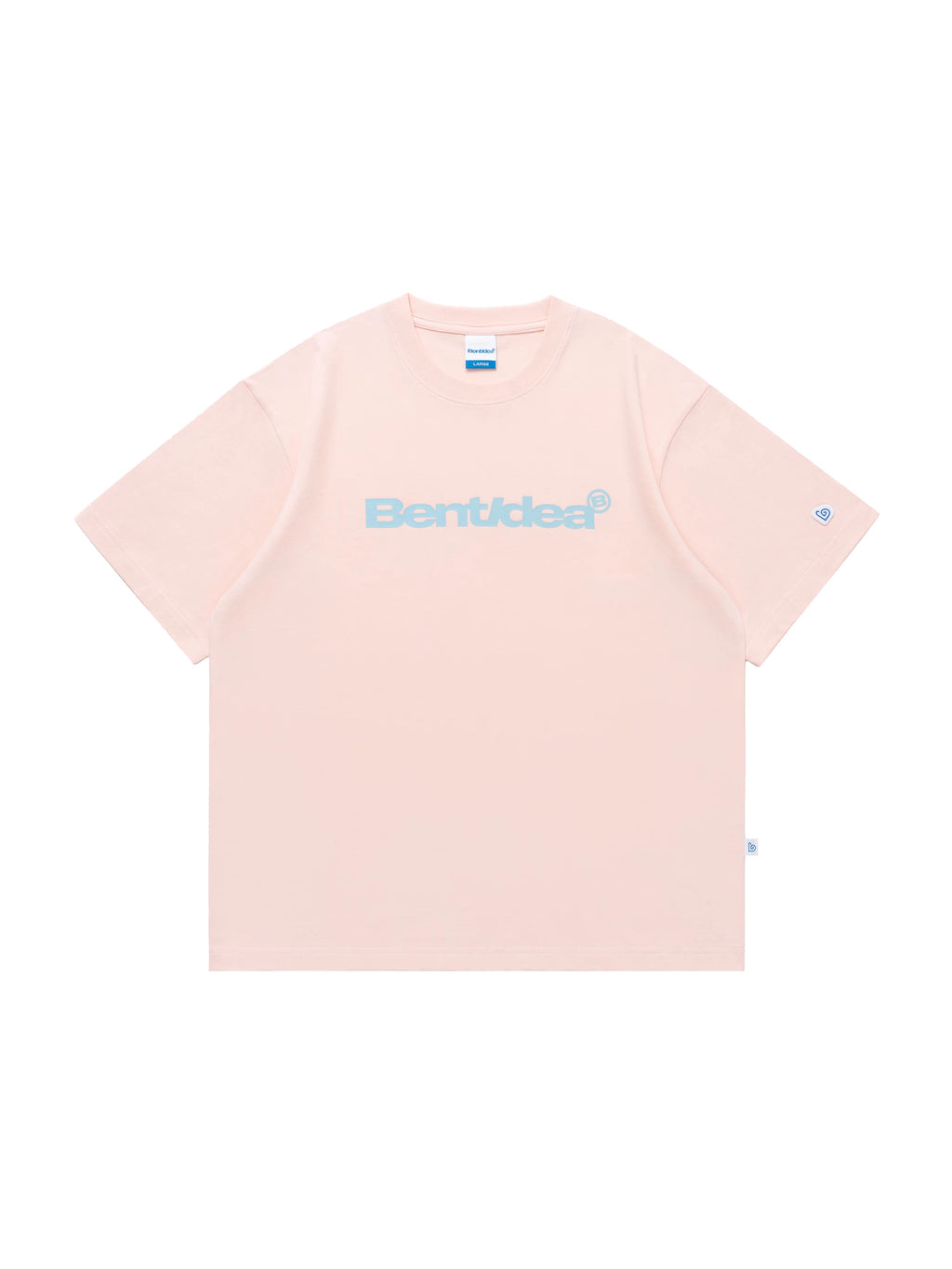 BENT IDEA Letter Print Casual Loose Tee