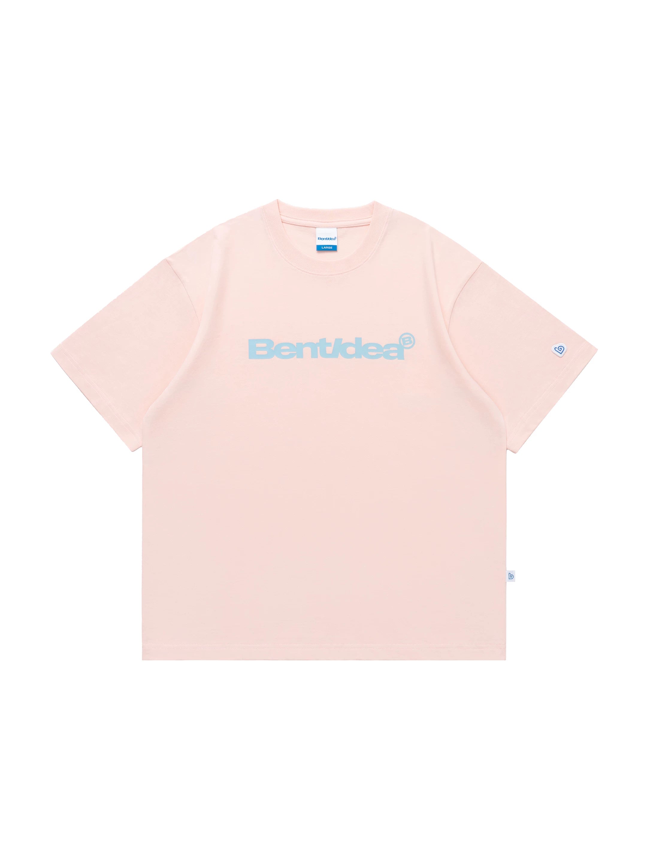 BENT IDEA Letter Print Casual Loose Tee