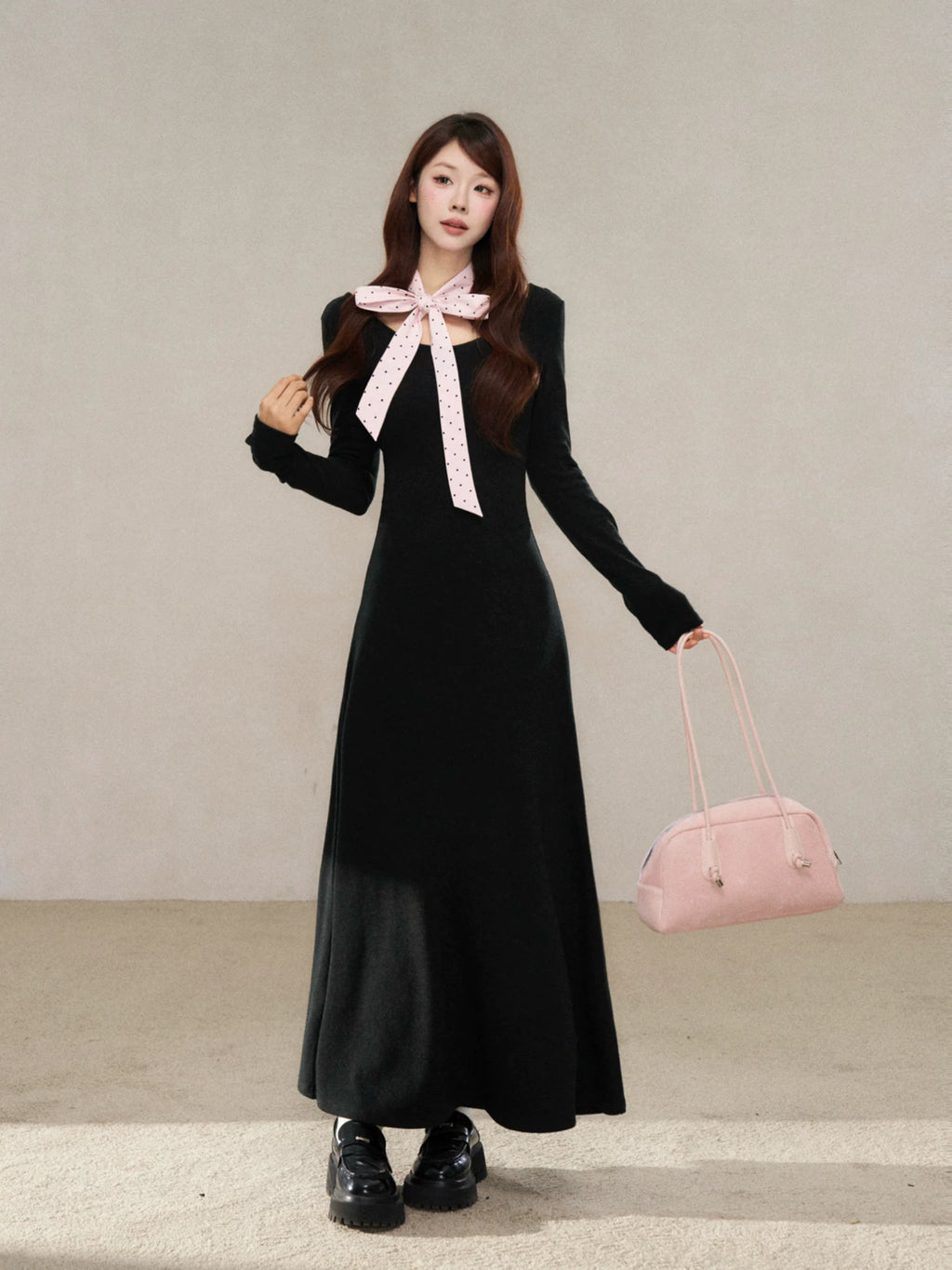 Wildberry Polka Dot Strap Dress