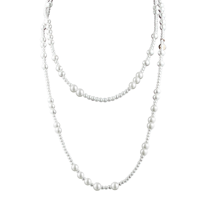 1JINN Niche Light Luxury Multi-layer Wearing Pearl Sweater Chain