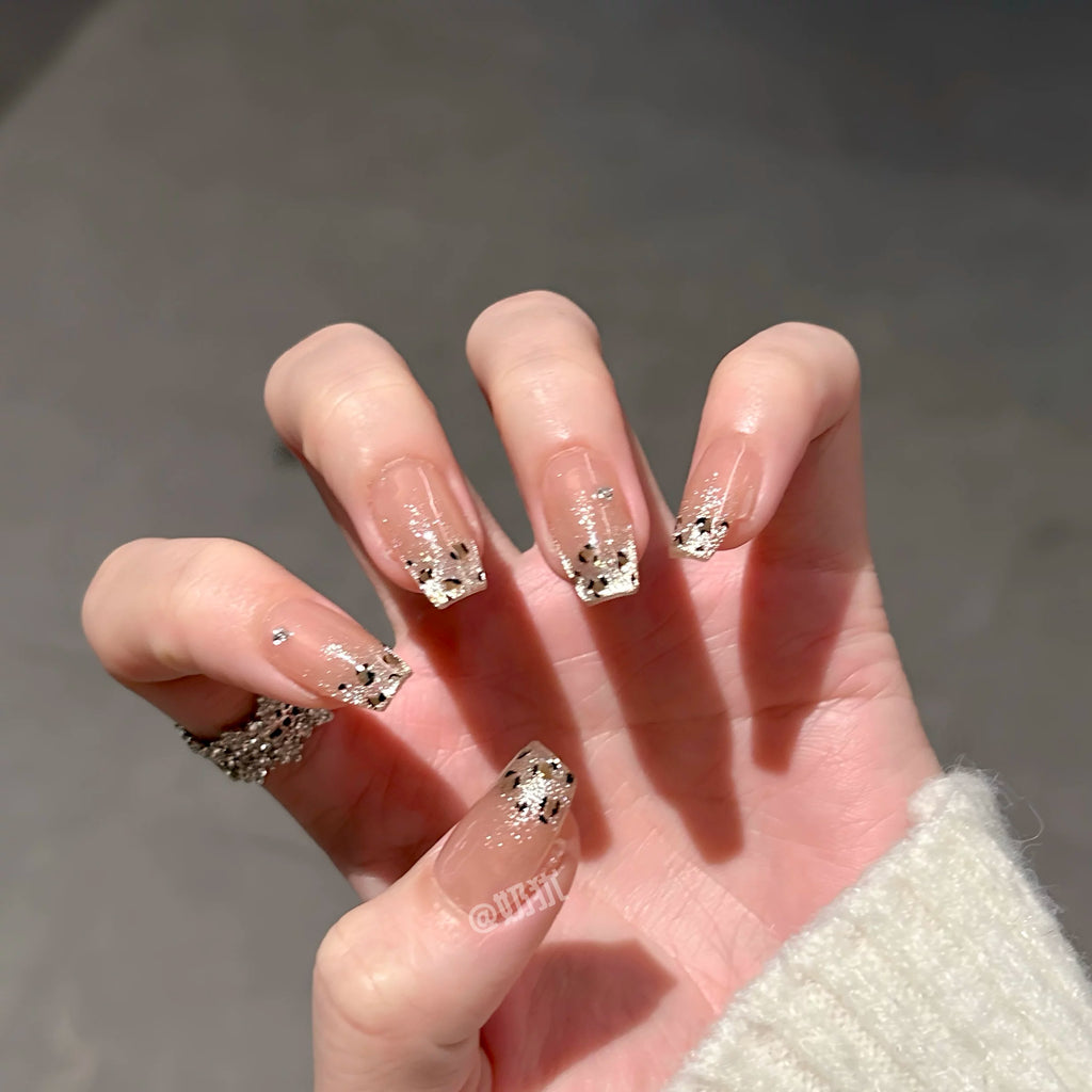 Beetle Nails Leopard Print Gradual Change Hand Wear Armor