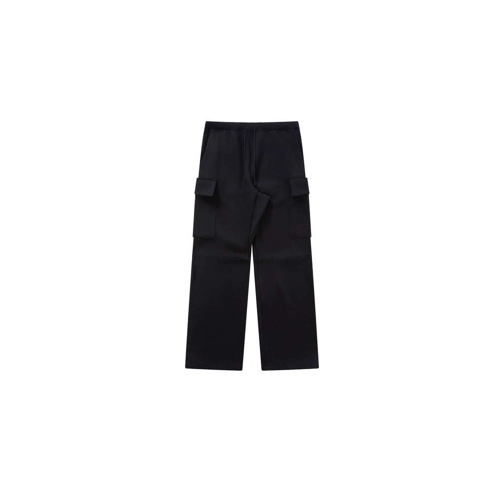 PLUS NO LOGO Pleated Loose Straight Trousers