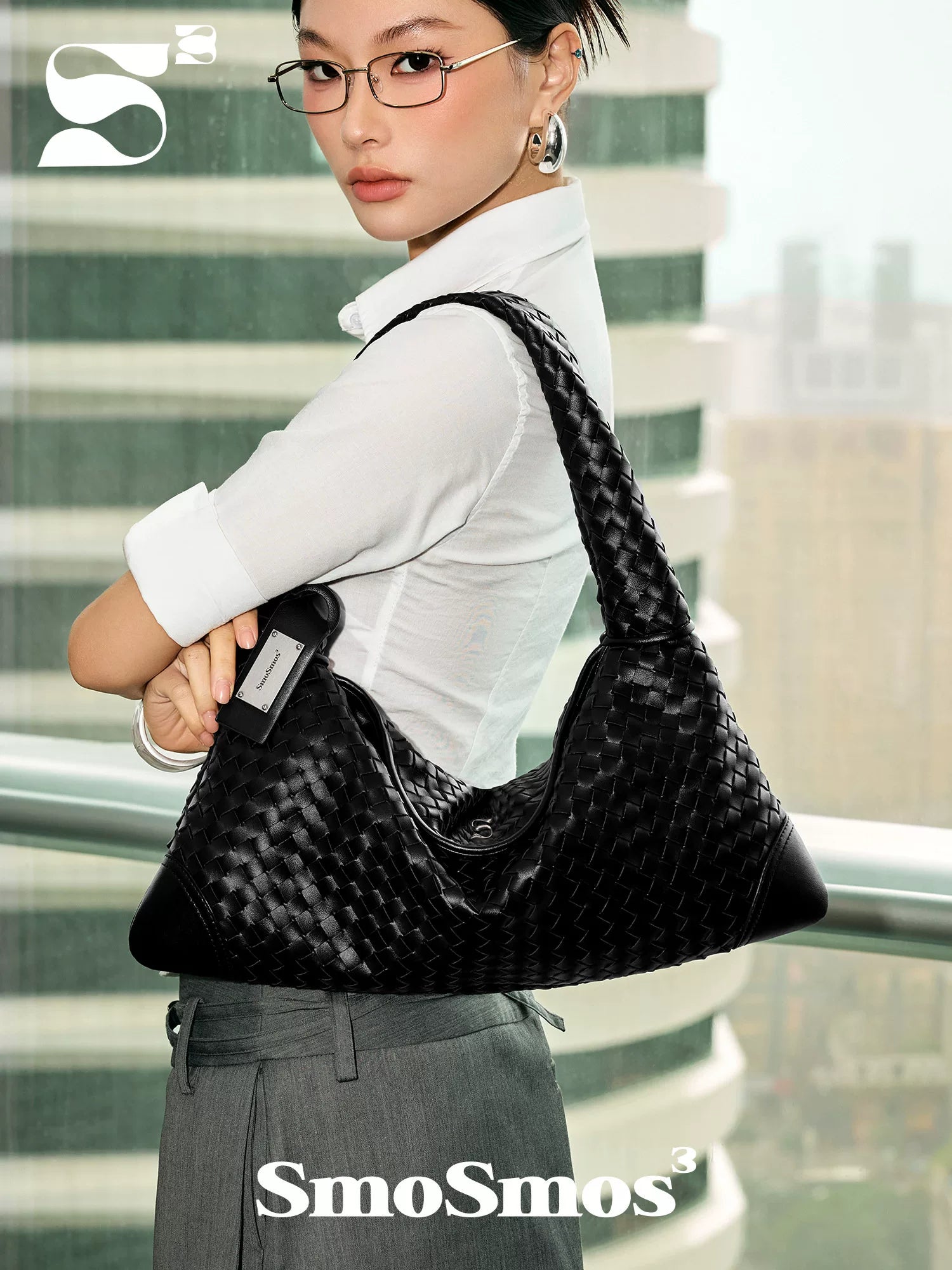 SmoSmos Woven Fashion Underarm Bag