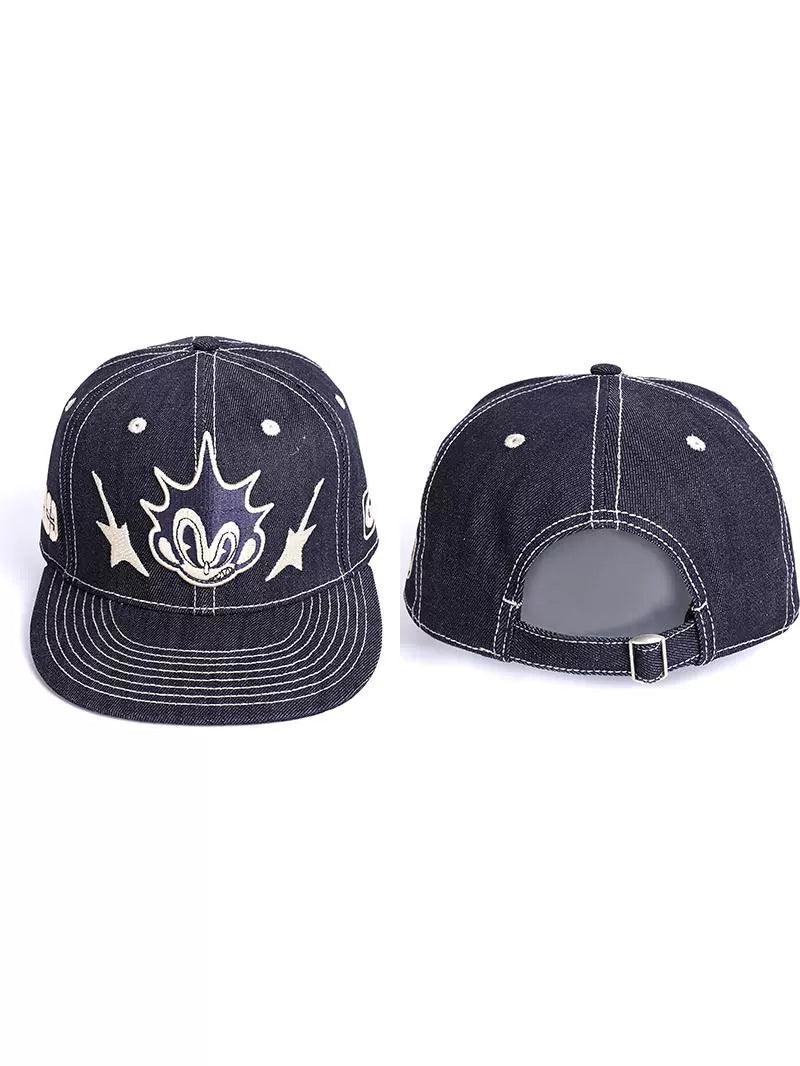 DND4DES Casual Three-dimensional Embroidery Embroidered Denim Baseball Cap