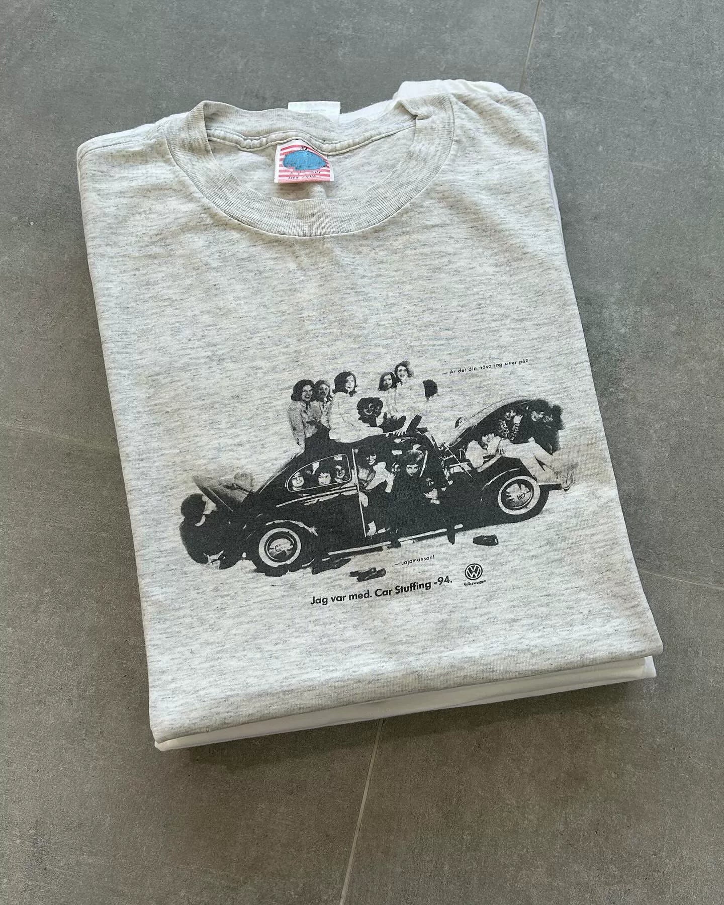 WYB STUDIO | 220g Breathable Vintage Retro Car Graphic Short-Sleeve Tee