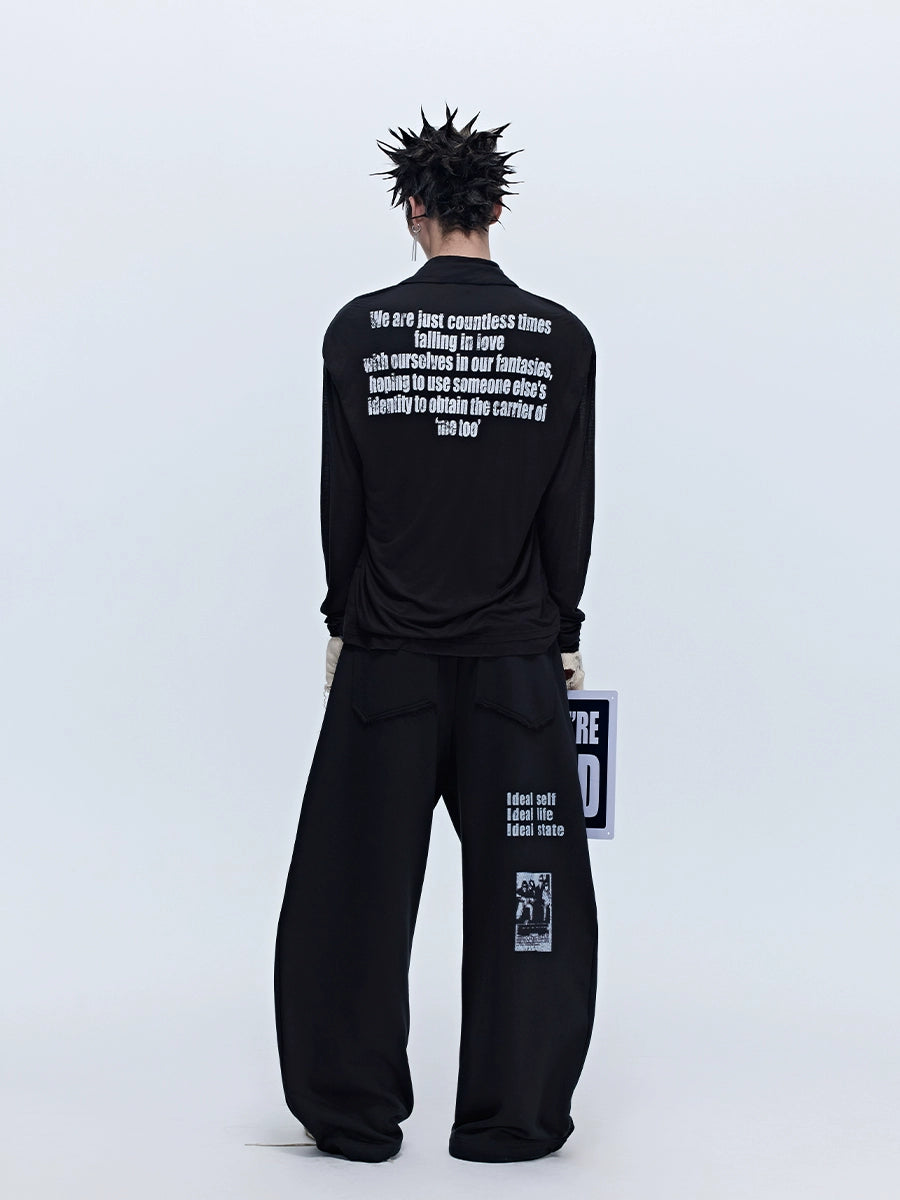 SGW "comfort zone" scimitar silhouette sweatpants