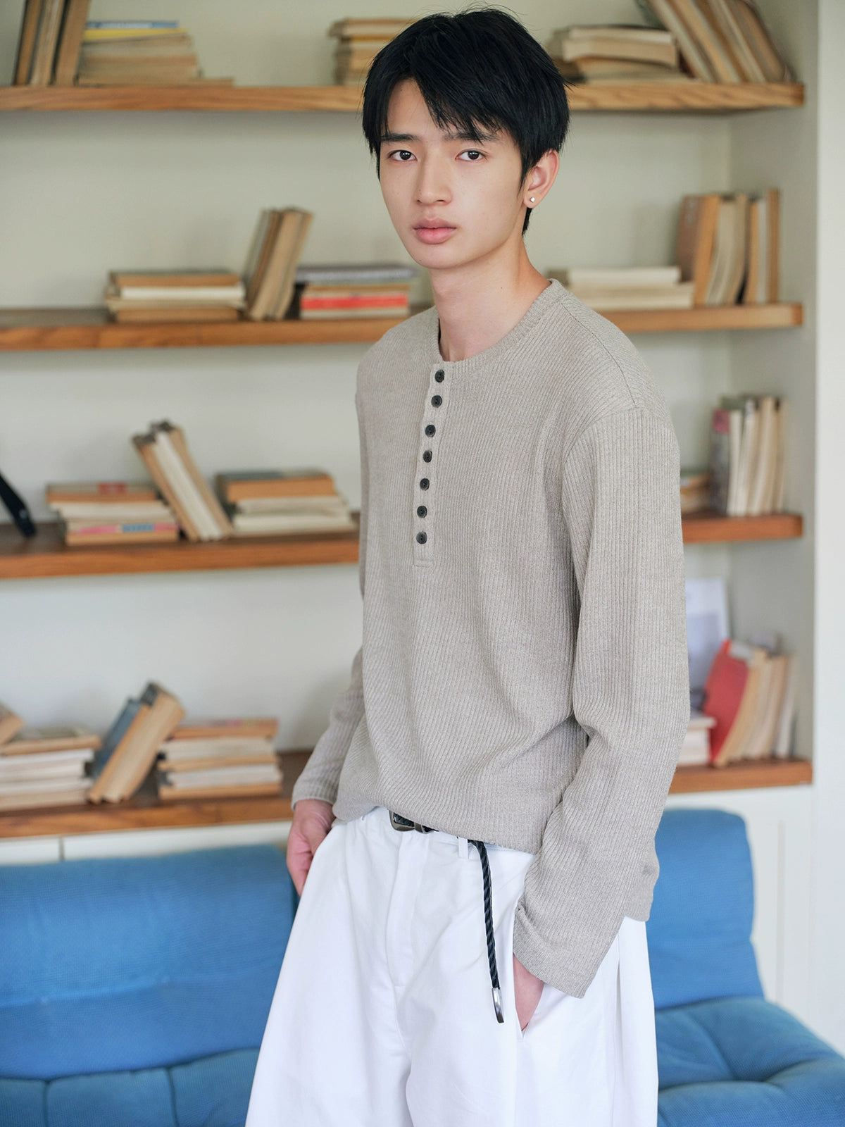 CARPEM Simple Retro Loose Versatile Long Sleeves