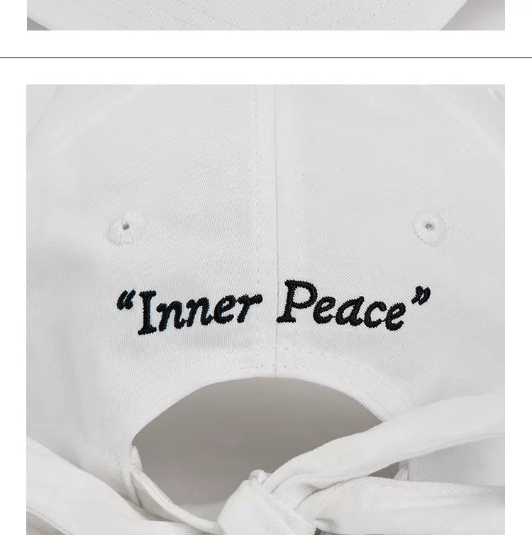 HEADACHE Logo Embroidered Bow Strap Baseball Cap