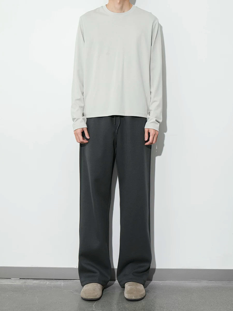 PLUS NO LOGO Thermal Micro-straight Fleece Casual Pants