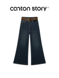 Cantonstory Vintage Booth High-waisted Jeans