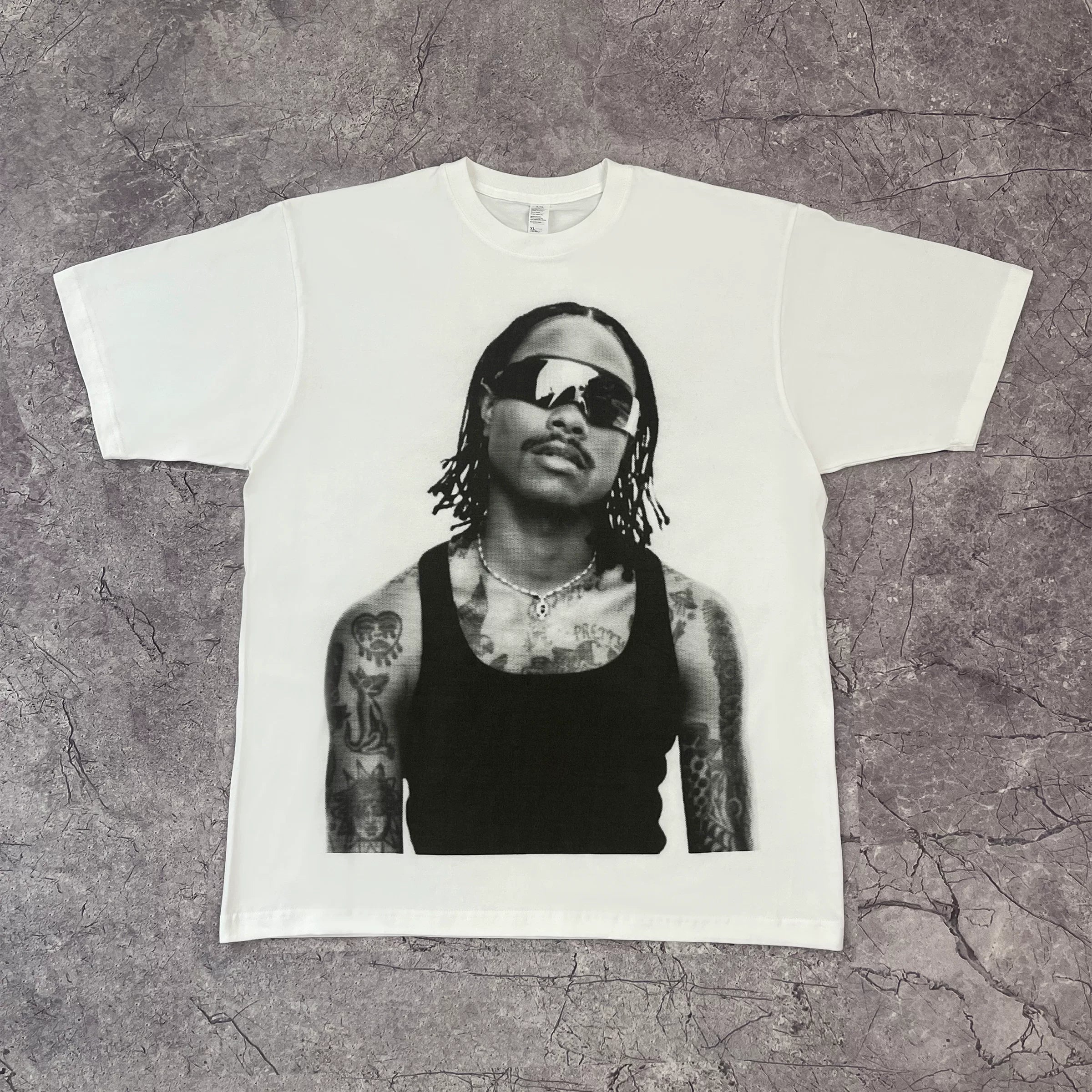 DKNT Character Print Casual Loose Tee