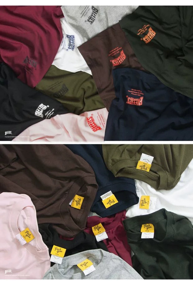 Battles Simple Loose Pure Cotton Tee