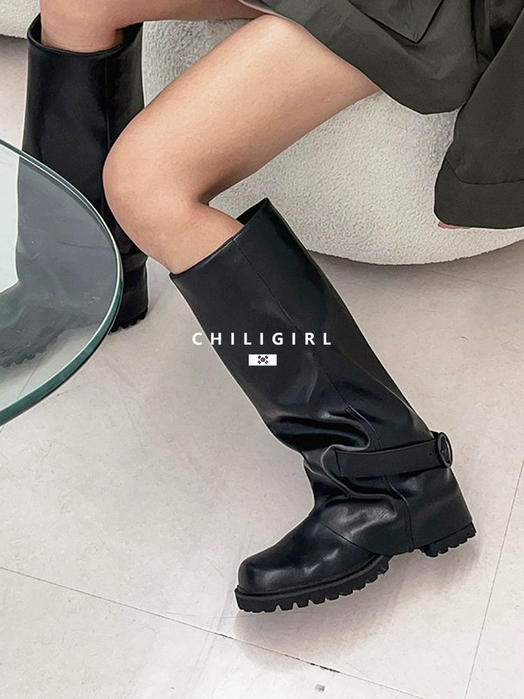 CHILIGIRL Temperament Versatile Mid-range Boots