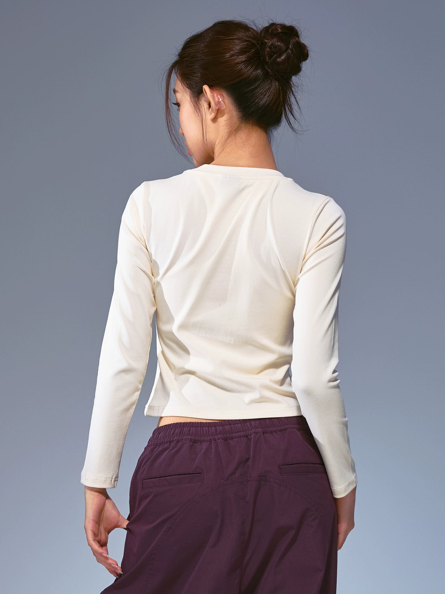 Remedy Cat Print Slim Skinny Long Sleeves