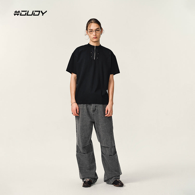 #OVDY 2025 SANDZIP Loose Embroidered Tee