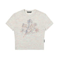 TGNS Colored Yarn Bird Front Shoulder Slim Tee