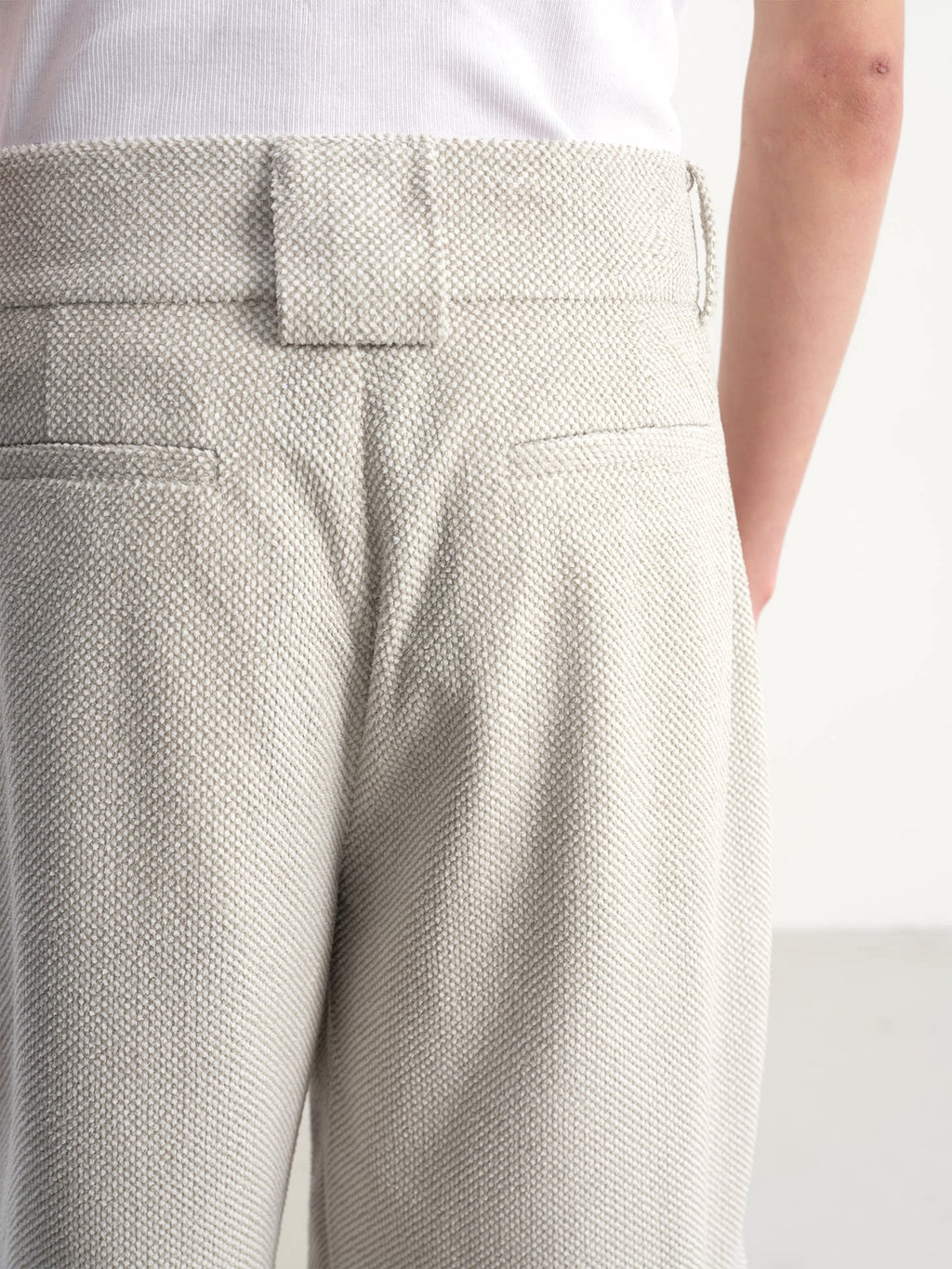 JCAESAR Retro Woven Cropped Pants