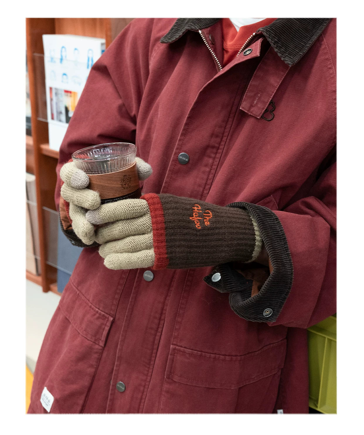 THE HOBOO Knitted Thermal Gloves
