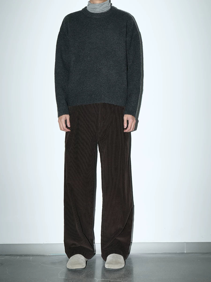 Plus No Logo Easiest for Matchloose Round Neck Sweater