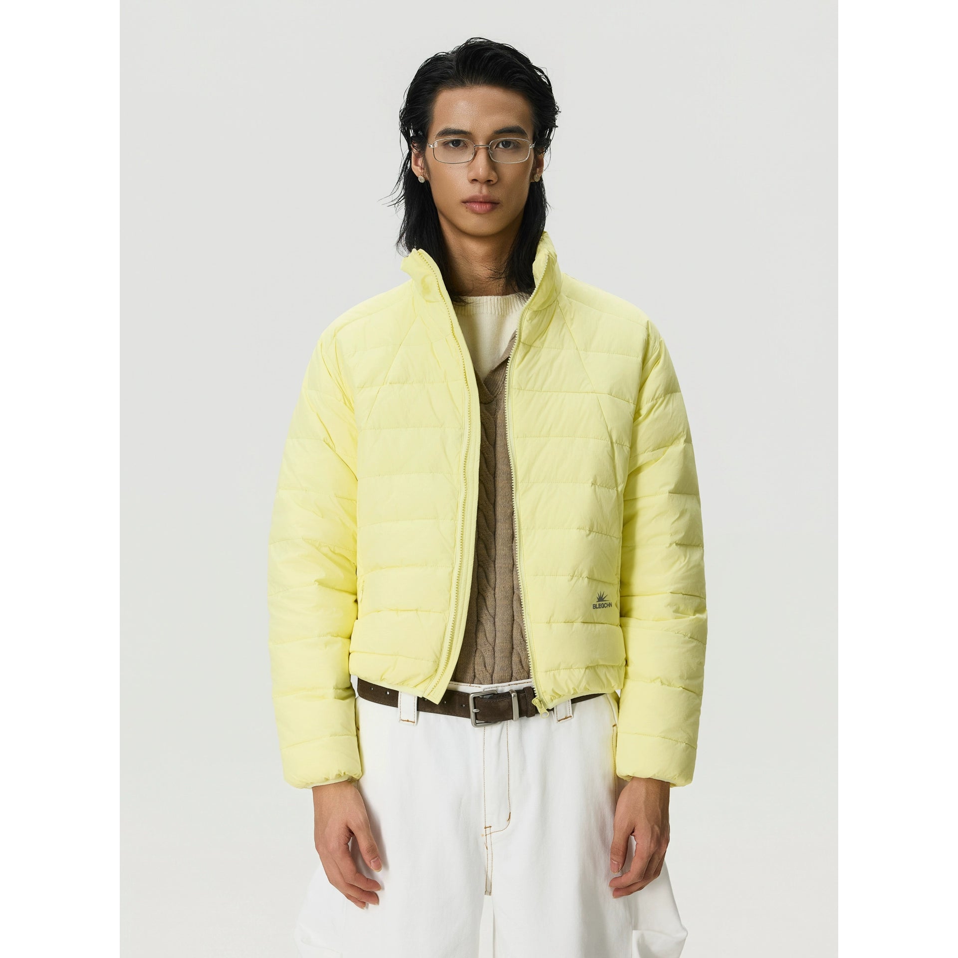 BTSG Retro Stand-up Collar Down Jacket