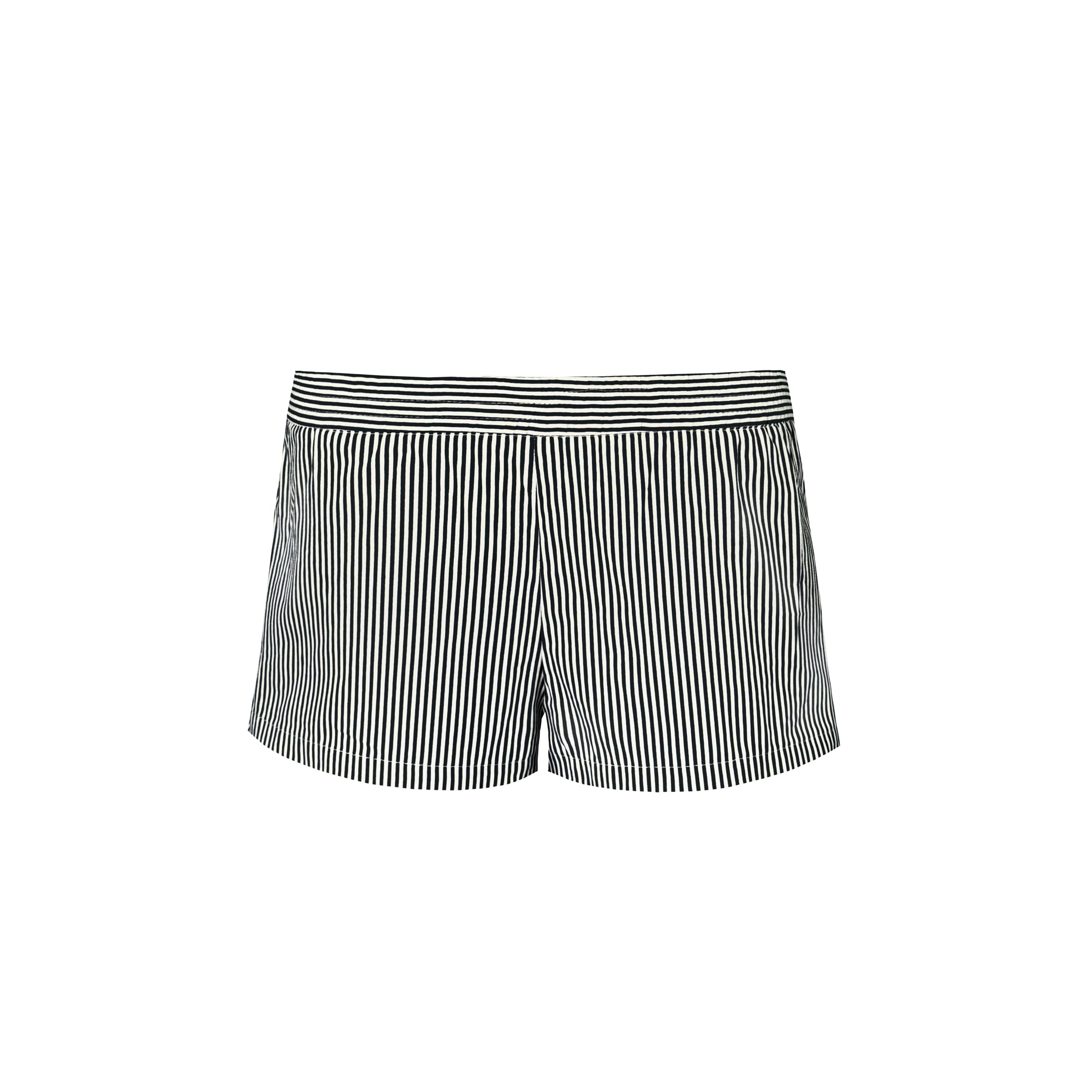 Jim Kennet Low-rise Striped Straight Casual Shorts