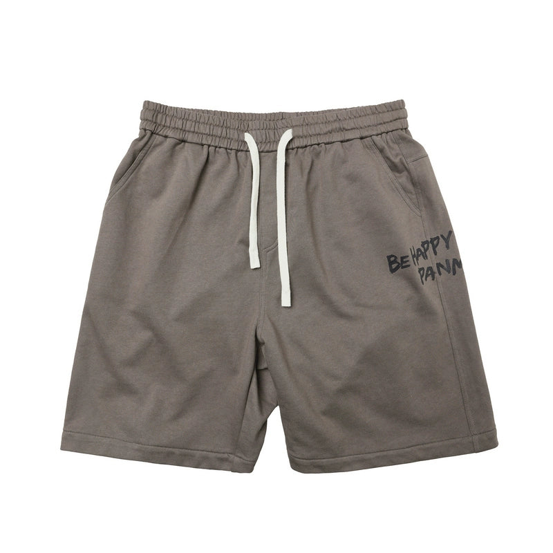 PANMAX Trendy Ink Splashing Loose Sports Straight Shorts