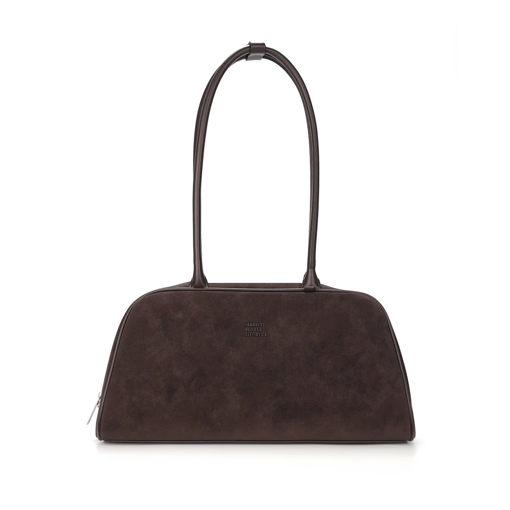 JANDRESS Suede Large Capacity Shoulder Bag