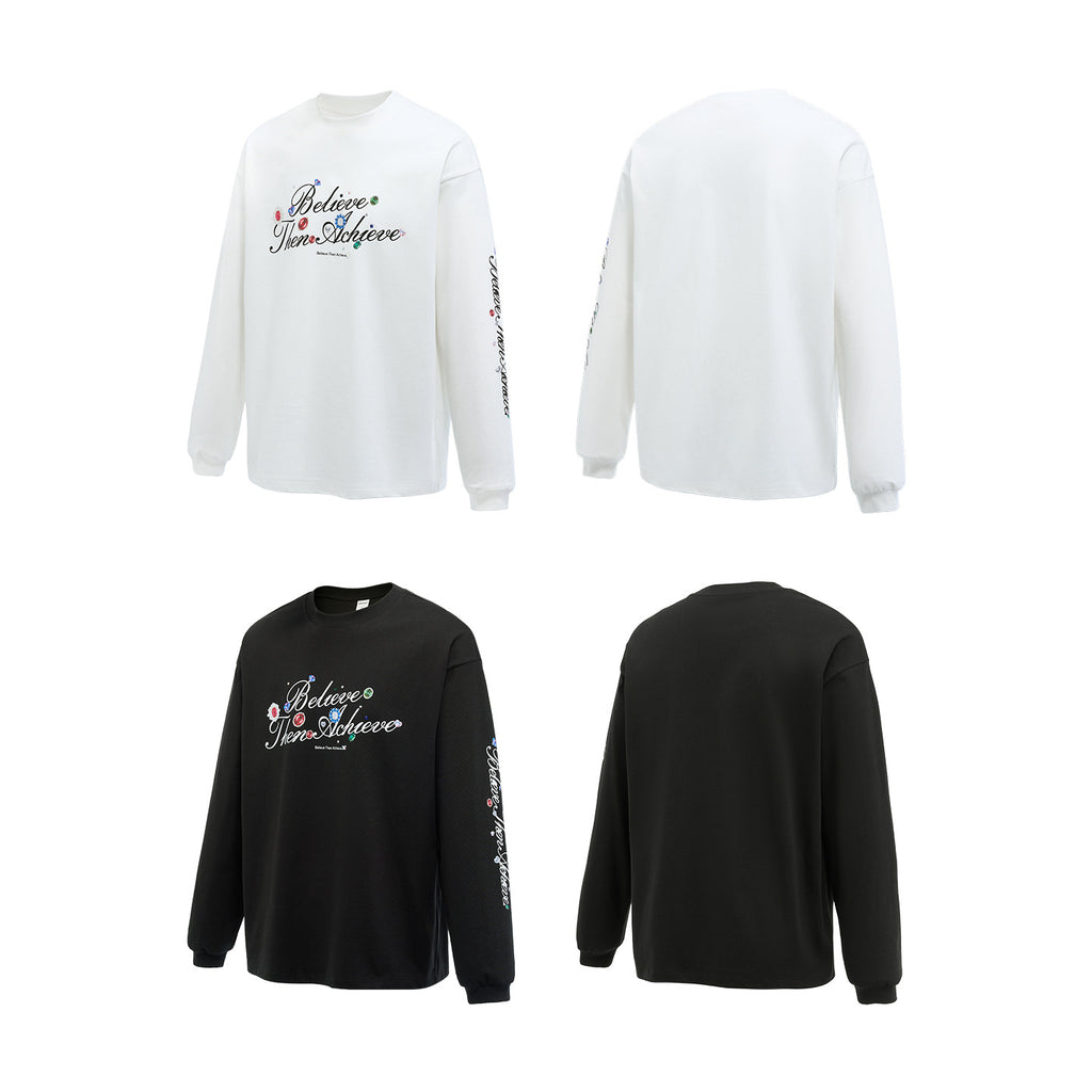 Inflation Alphabet Gem Print Long Sleeve