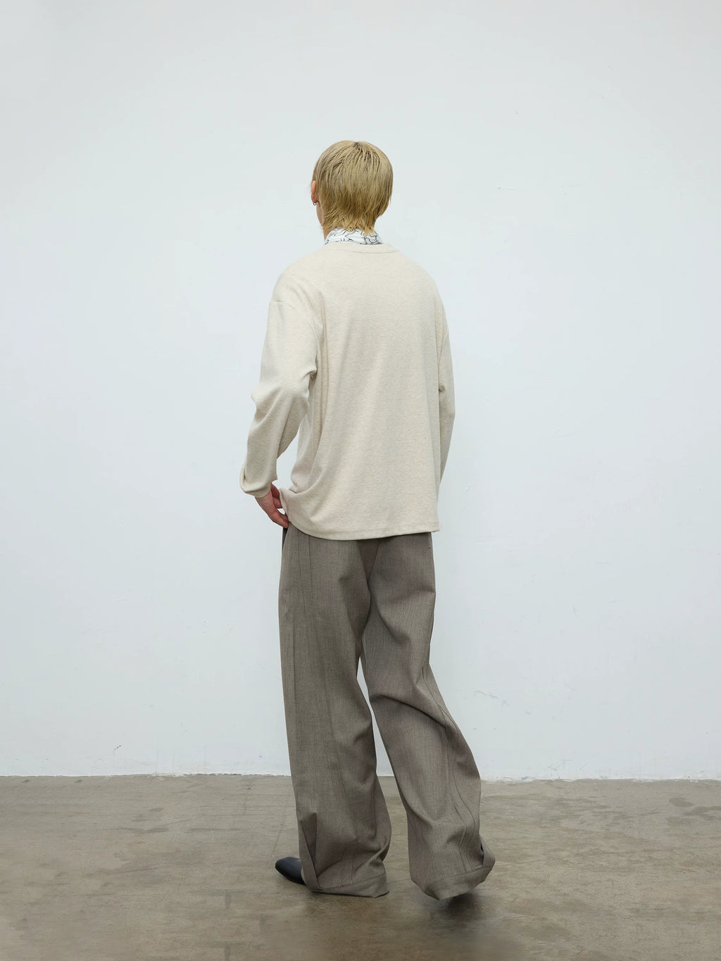 TERRAINCOGNITA Pinch Pleated Silhouette Casual Versatile Trousers