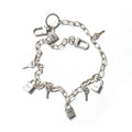 Remedy metal chain waist key lock