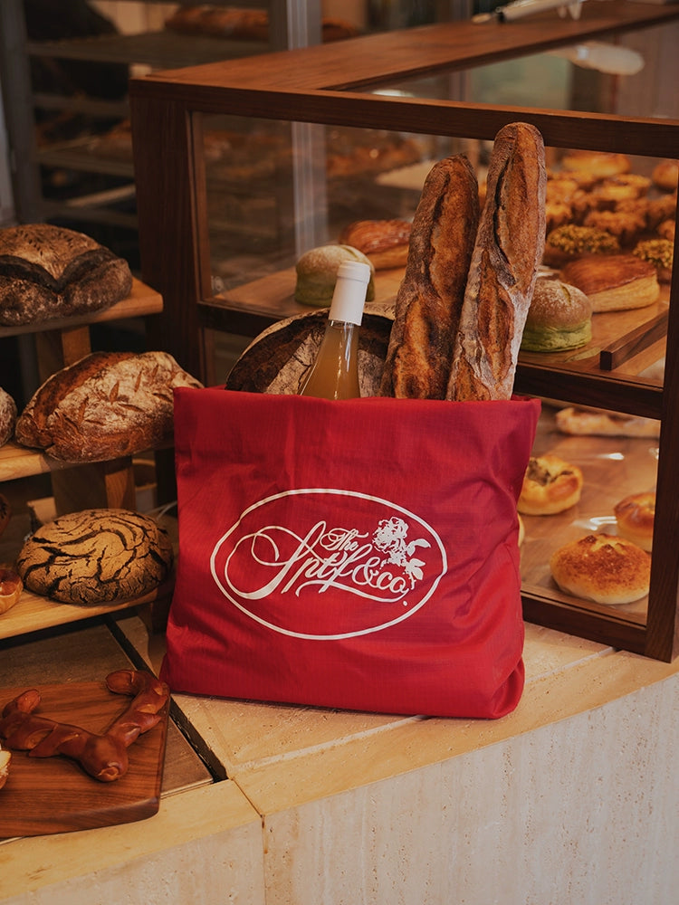SUPERTOFU Classic Retro LOGO Pattern Shopping Bag