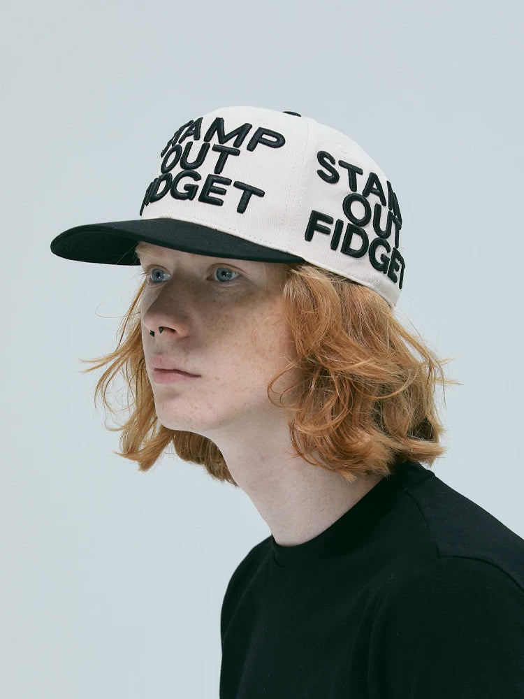 Websurfgroup Color-blocked Slightly Curved Stereo Embroidered Hat