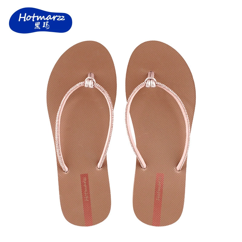 Hotmarzz Wear-resistant Beach Thick-soled Flip-flops
