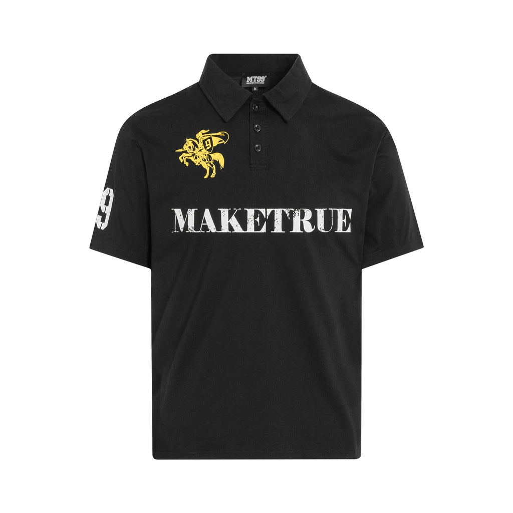 MT99 Hand-painted Burst Print POLO Shirt