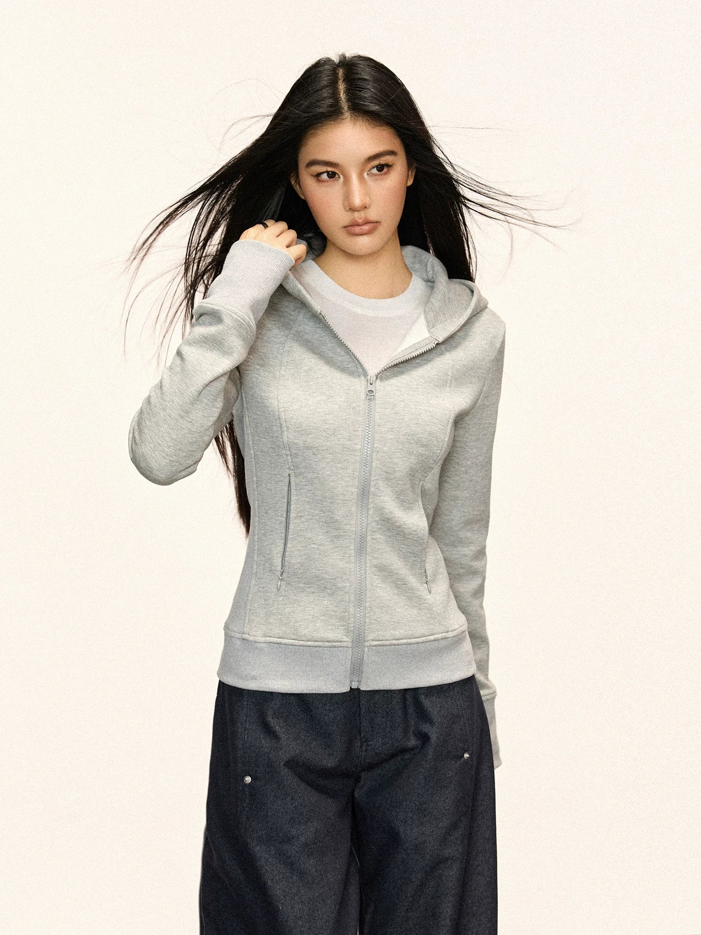 Cherry Melody Vintage Sport Hooded Jacket