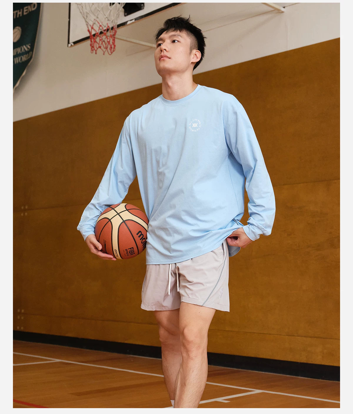 LUSHISI Cool and Comfortable Sports Quick-drying Casual Long Sleeves