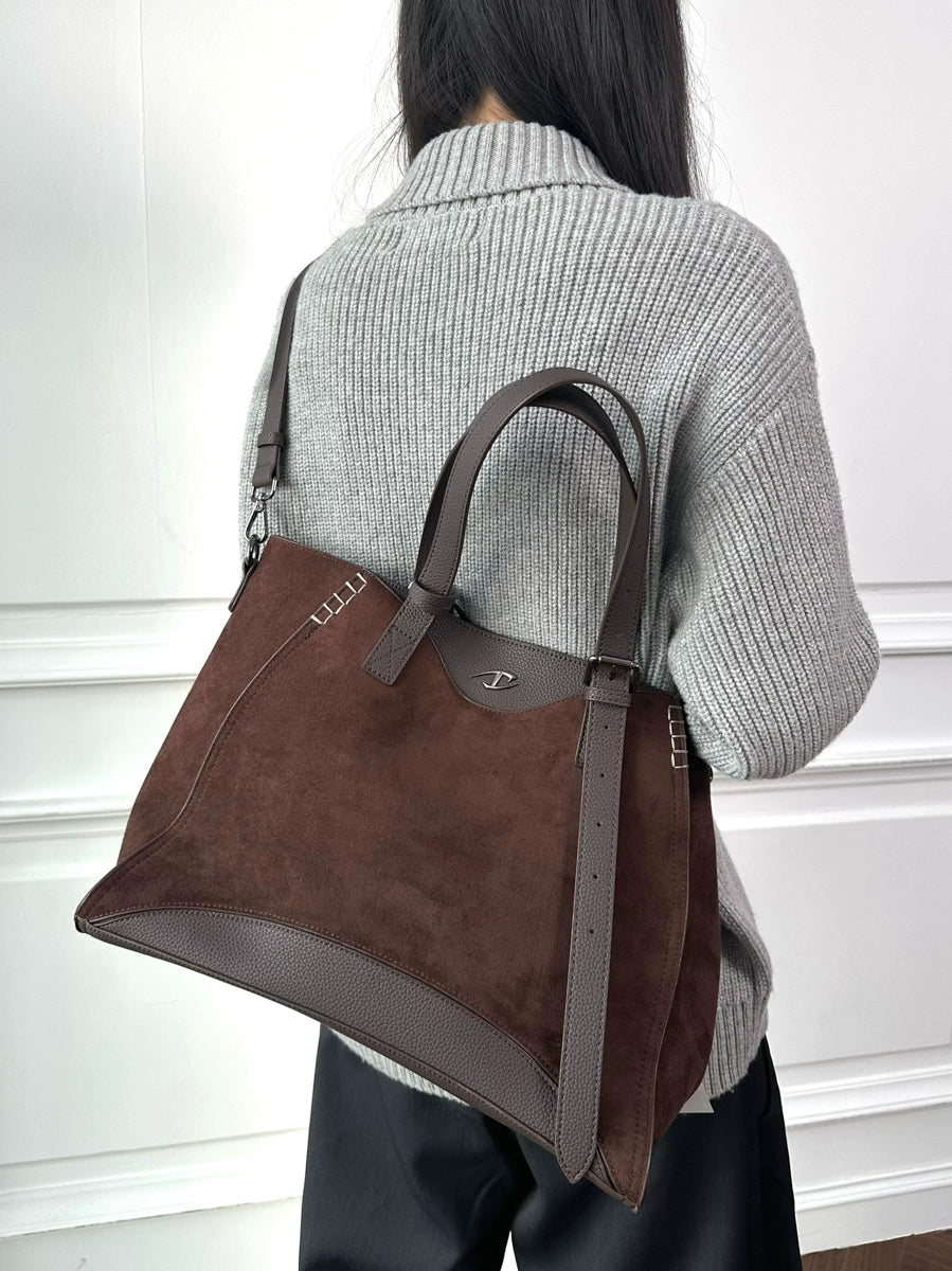 CATSSTAC Mayan Suede Tote Bag