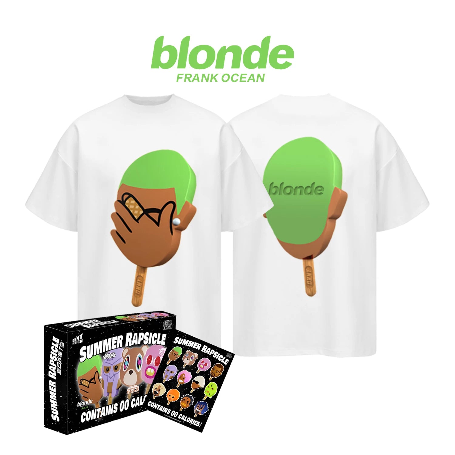 DKNT Ice Cream Printing Casual Loose Tee