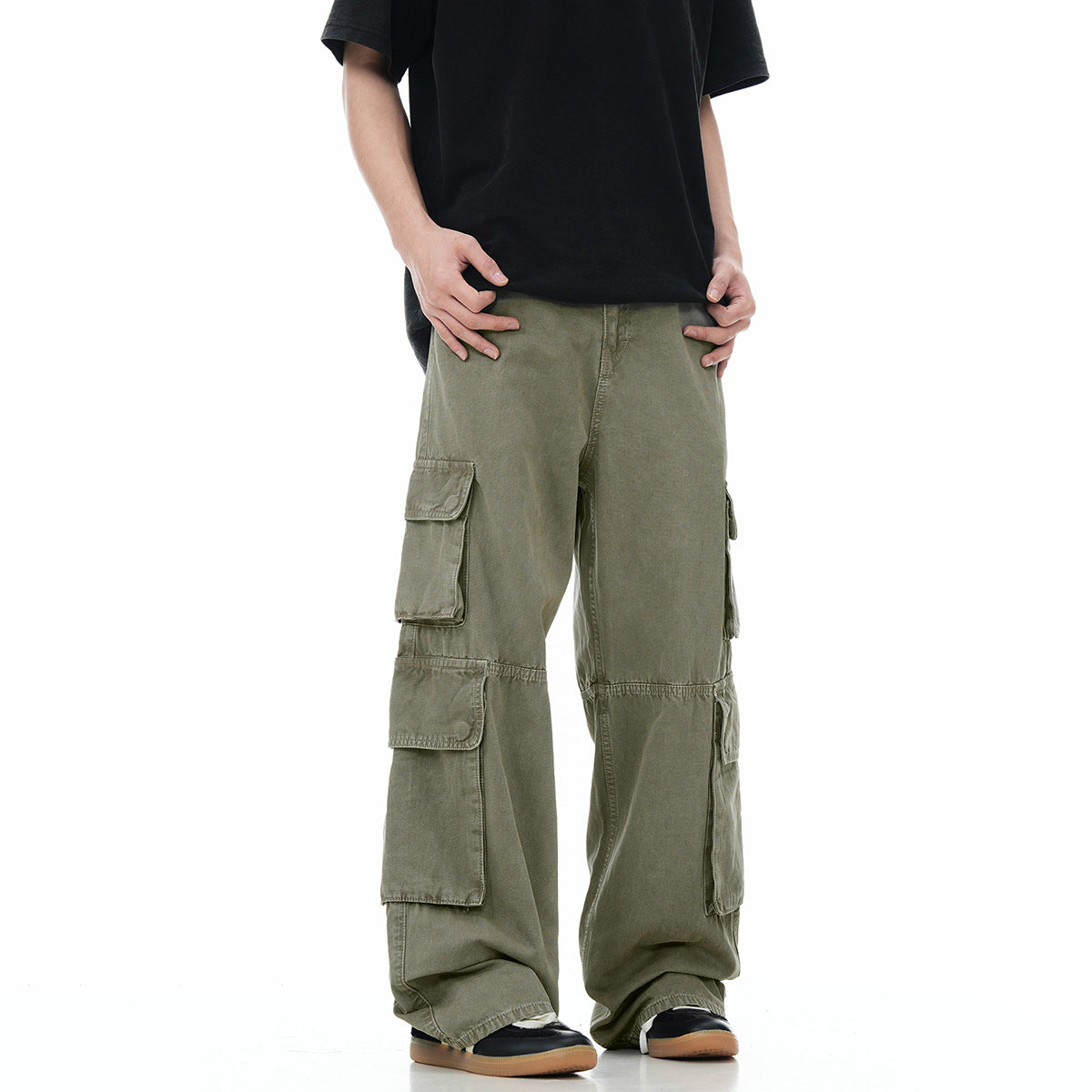 11KN sense retro multi-pocket Pants