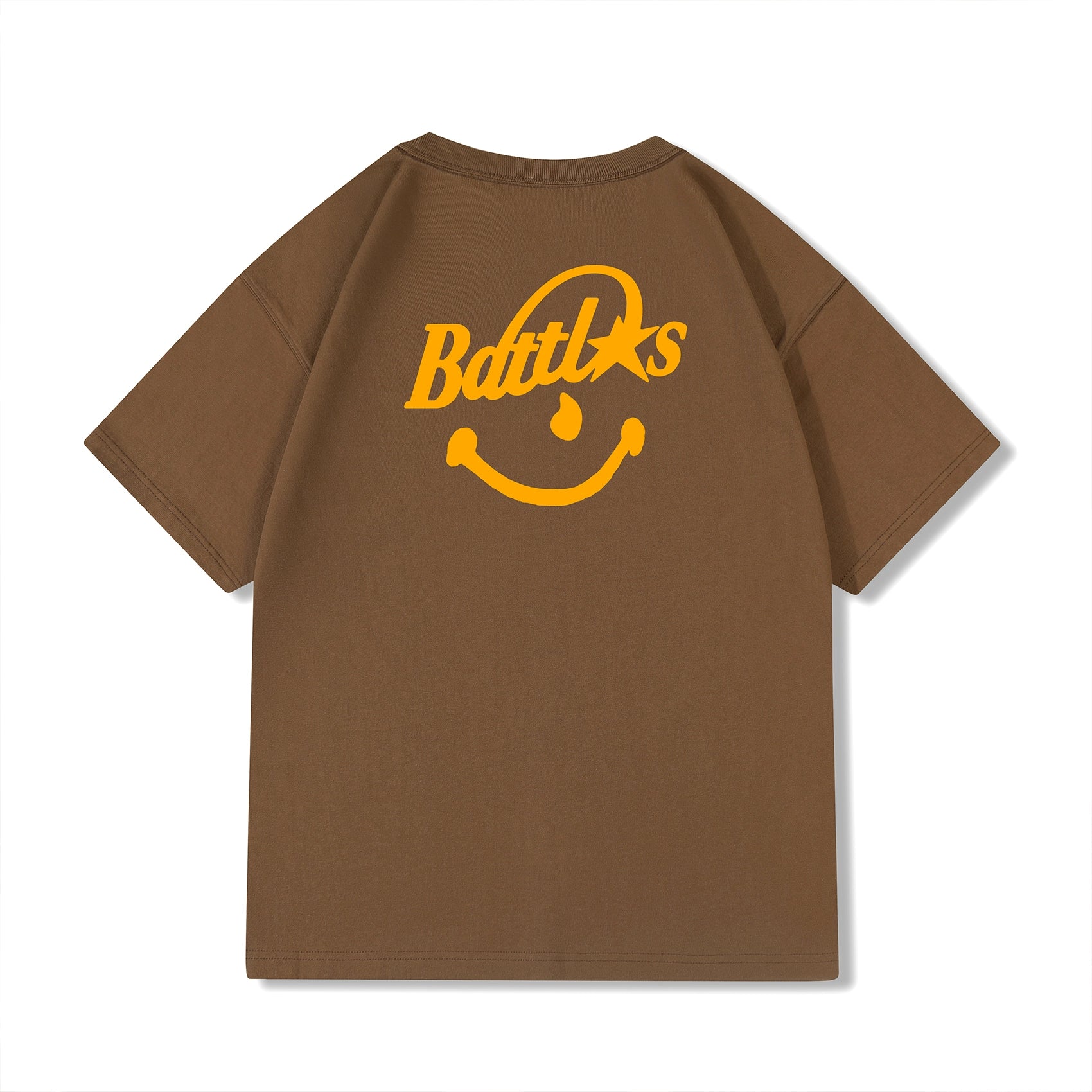 Battles Smiley Print Casual Tee