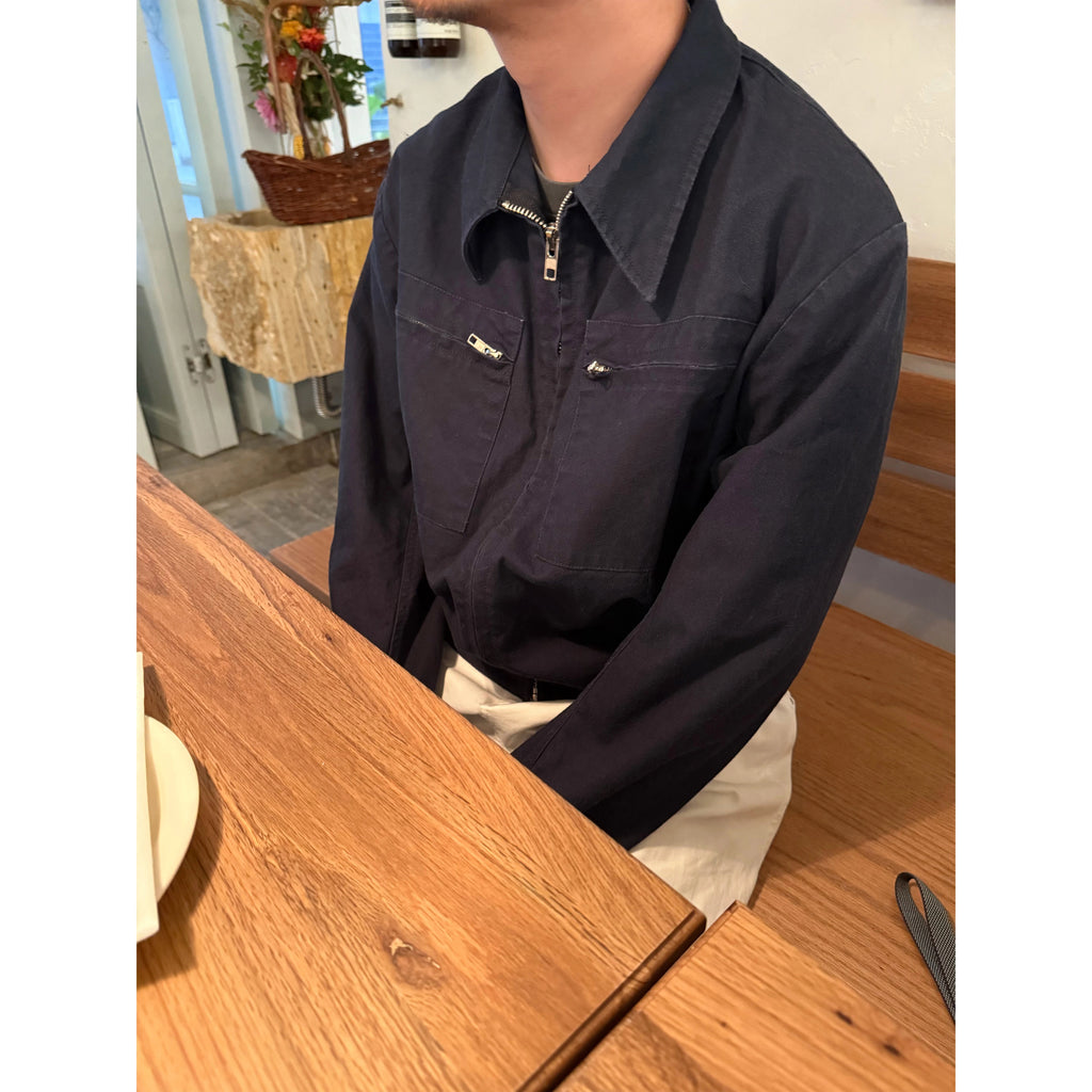 Anniehall Vintage Short Wide Crop Jacket