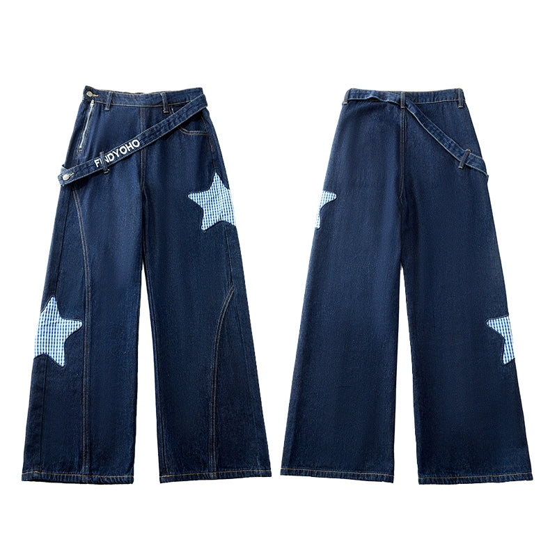 Zrsee Side Zipper Tooling Jeans