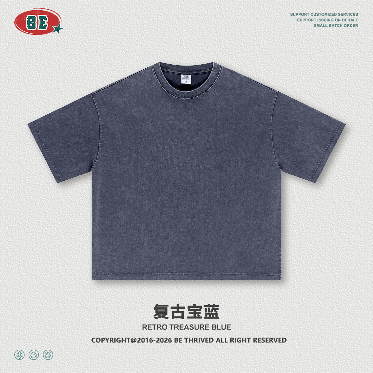 BE Retro Old Loose Casual Tee