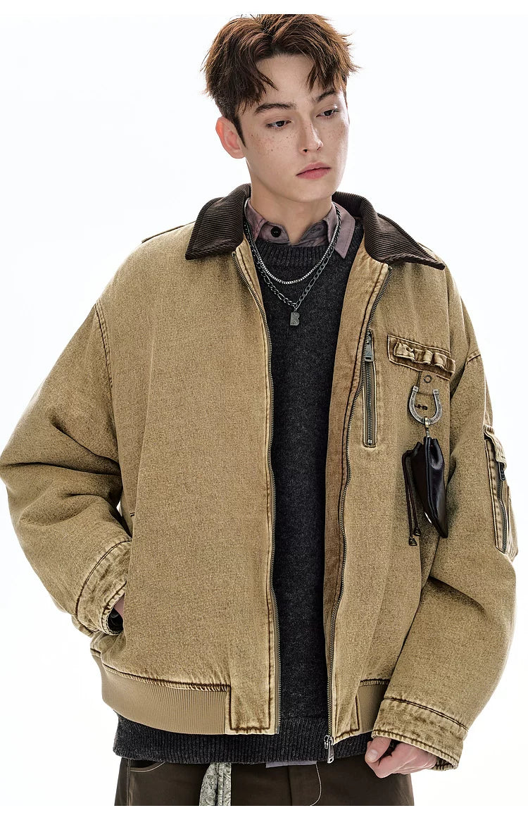 BJHG Retro Thickened Cotton-padded Jacket