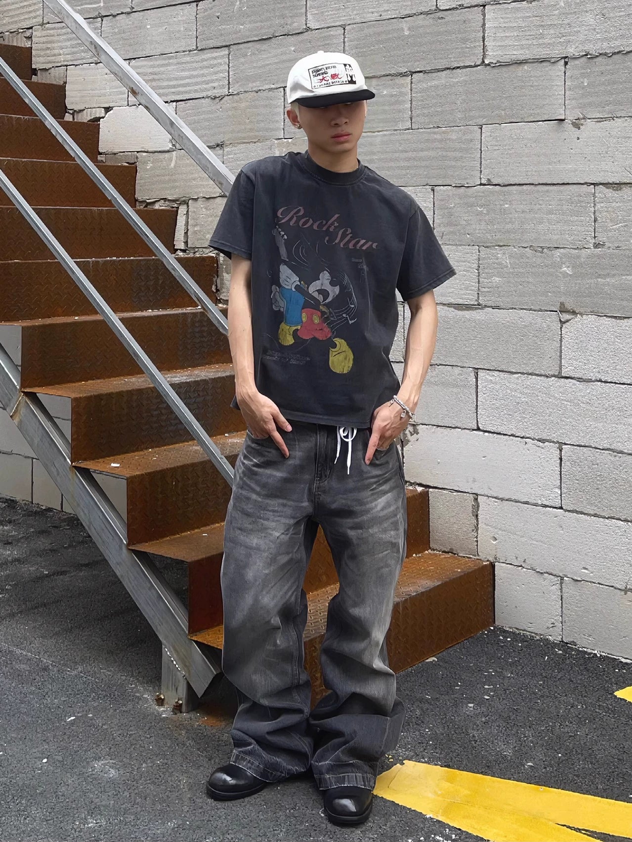 CENSMADE Mickey Print Tee