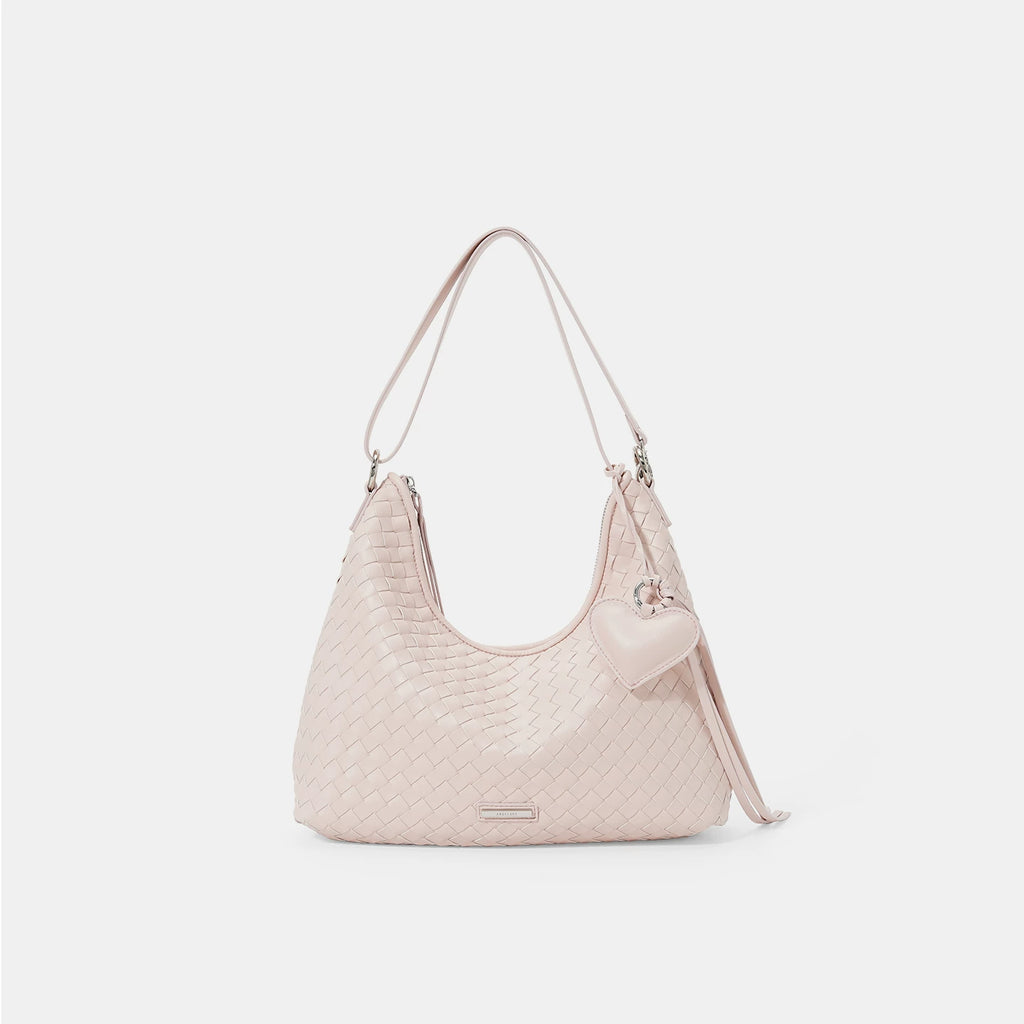 ANGELSKY Woven Large Capacity Shoulder Bag