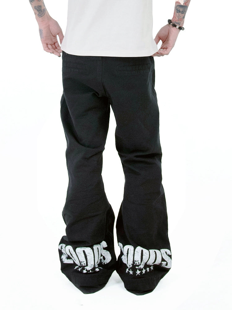 DETW 25ss * "2000S" original niche scimitar * double trousers breasted canvas versatile premium pants