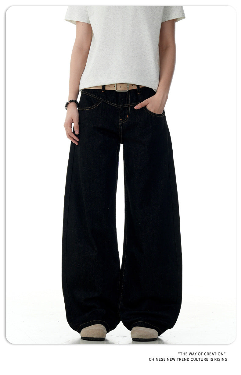 11KN Vintage Topstitch Scimitar Jeans