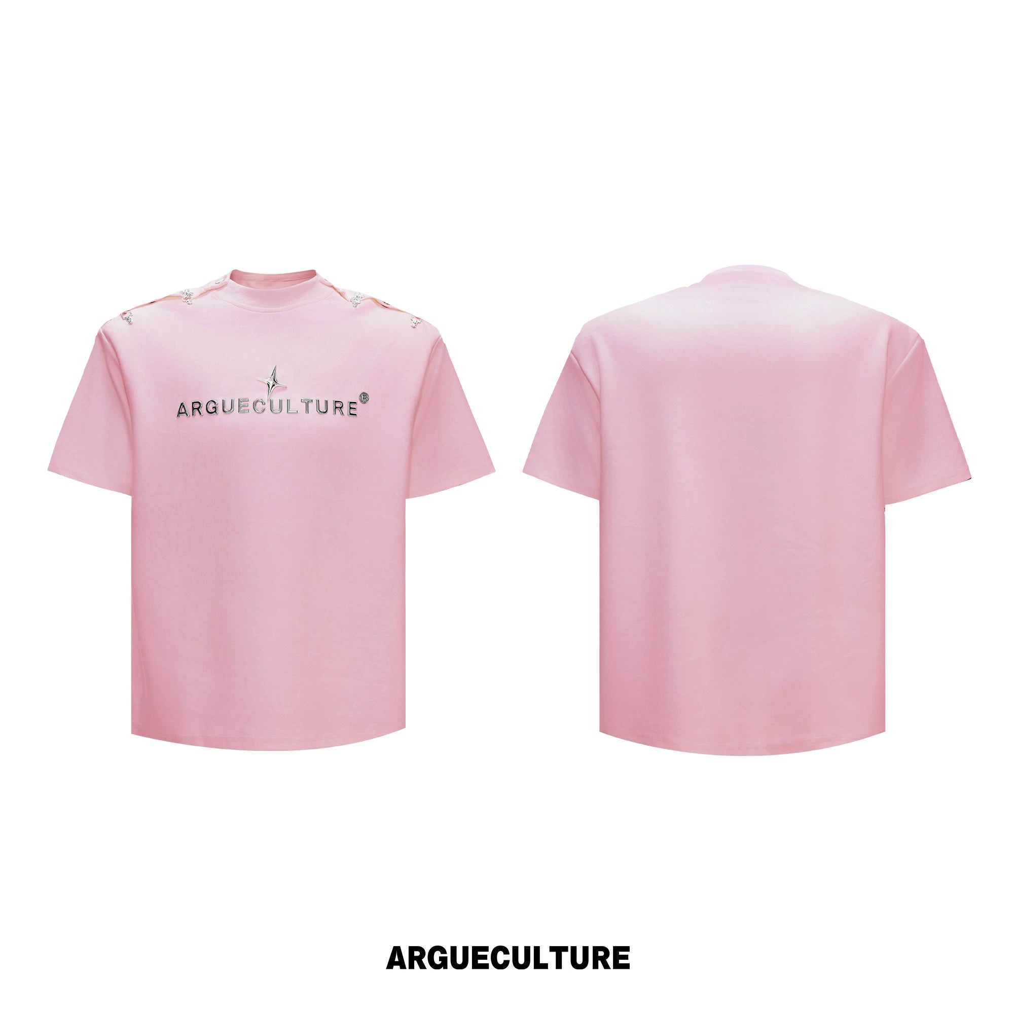 ArguECulturE Retro One-word Shoulder Loose Tee